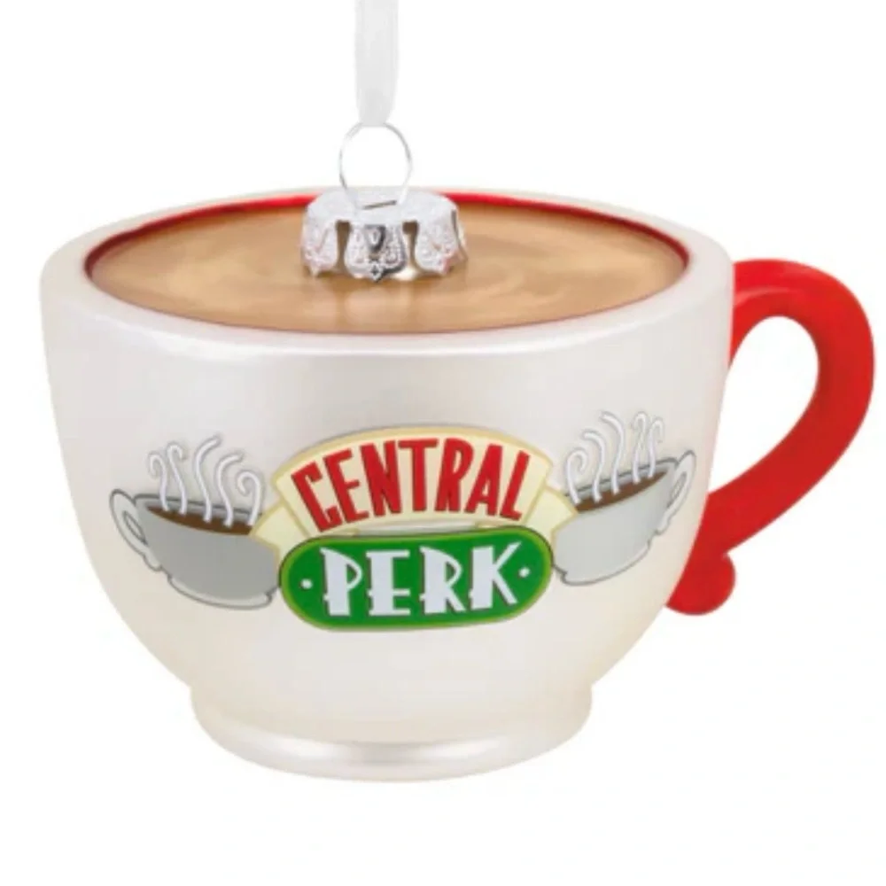 Central Perk Large Bead Christmas Garland Red White